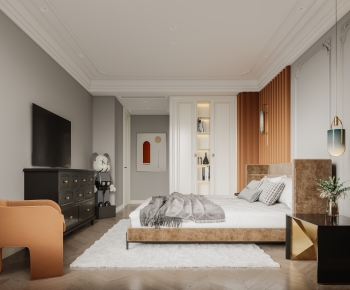 French Style Bedroom-ID:694016938