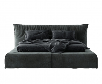 Modern Double Bed-ID:380530123