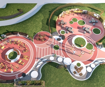 Modern Park Landscape-ID:533334974