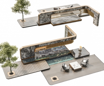 Modern Rockery Waterscape-ID:636806013