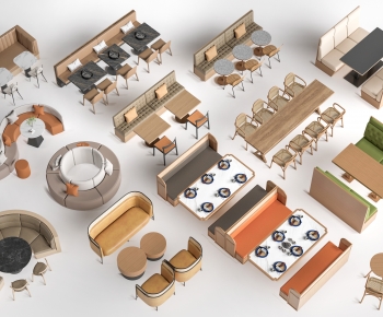 Modern Dining Table And Chairs-ID:348370157