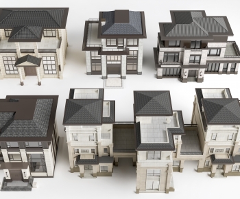 New Chinese Style Detached Villa-ID:689840086