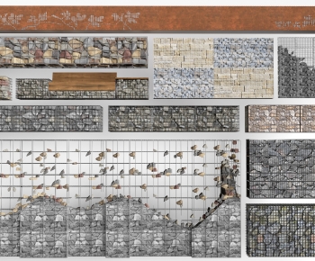 New Chinese Style Landscape Wall-ID:724591979