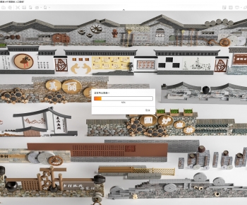 New Chinese Style Landscape Wall-ID:806365013