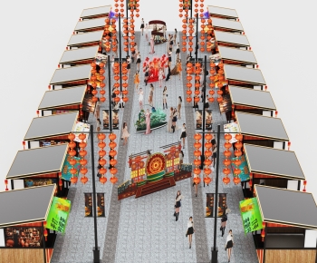 Chinese Style Commercial Street-ID:238504894