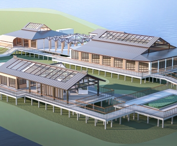 New Chinese Style Appearance Of Commercial Building-ID:114330051