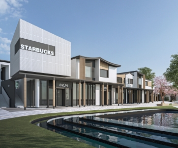 Modern Commercial Street-ID:372234118