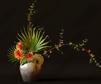 Wabi-sabi Style Flower Arrangement-ID:248613123