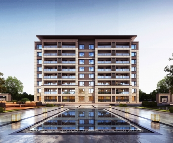 New Chinese Style Residential Building-ID:183922057