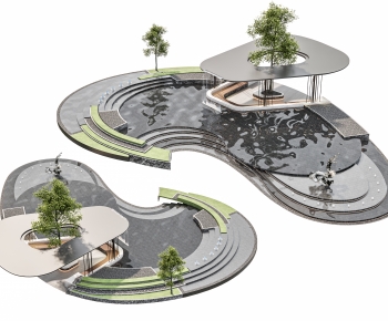 Modern Rockery Waterscape-ID:895663022