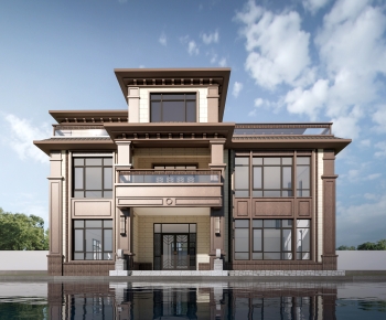 New Chinese Style Detached Villa-ID:805134067