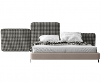 Modern Double Bed-ID:948901899