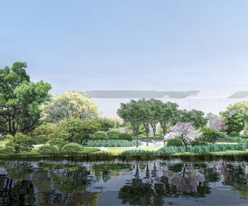 Modern Park Landscape-ID:524157055