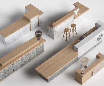 Modern Reception Desk-ID:470319034