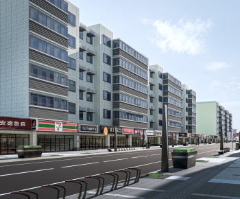 Modern Commercial Street-ID:763714082