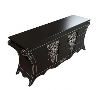 European Style Side Cabinet-ID:604494094