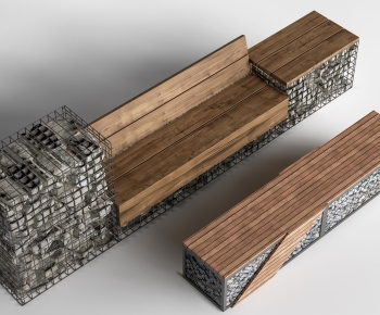 Industrial Style Communal Chair-ID:496448043