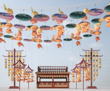 New Chinese Style Garden-ID:623929525