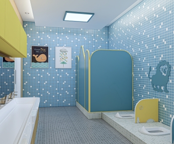 Modern Children's Restroom-ID:344376099