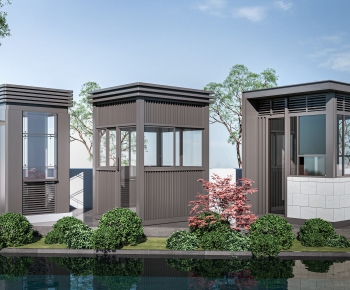 Modern Security Booth-ID:142159595