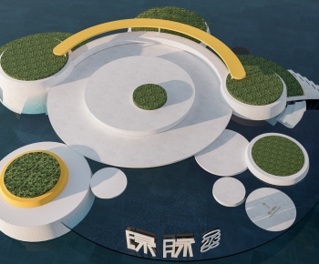 Modern Park Landscape-ID:937119013