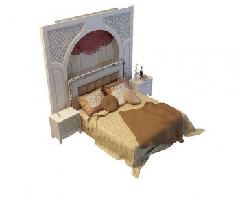 European Style Double Bed-ID:350749026