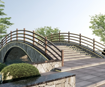 New Chinese Style Bridge-ID:292046079