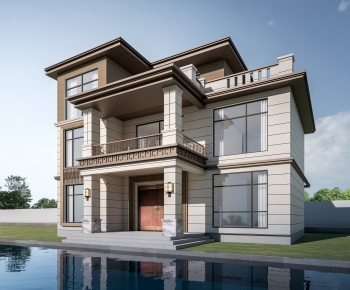 New Chinese Style Detached Villa-ID:440969944