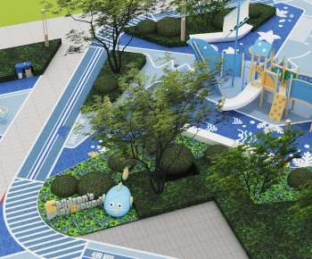 Modern Equipment For Children-ID:386842012