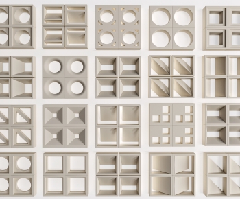 Modern Cement Brick Screen Partition-ID:326800117