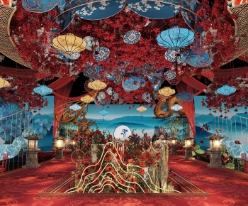 Chinese Style Banquet Hall-ID:532183897