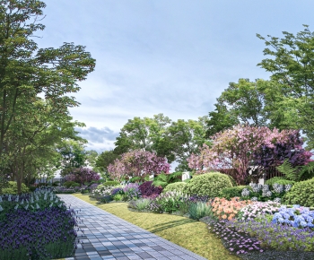 Modern Park Landscape-ID:245168928