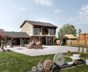 New Chinese Style Courtyard/landscape-ID:690633068