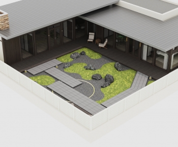 New Chinese Style Courtyard/landscape-ID:840249064