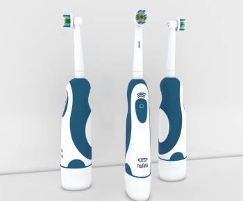 Modern Toothbrush And Toothpaste-ID:393399952