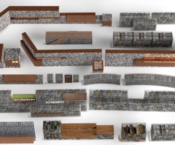 New Chinese Style Landscape Wall-ID:316157104