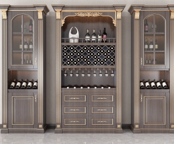 European Style Wine Cabinet-ID:707120995