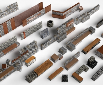 New Chinese Style Landscape Wall-ID:932319264