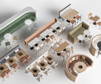 Modern Dining Table And Chairs-ID:961162092