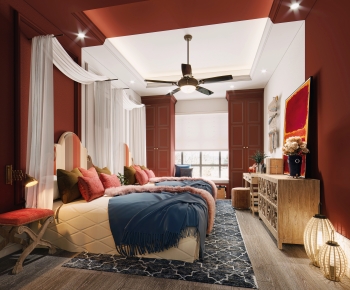 Southeast Asian Style Bedroom-ID:534964089