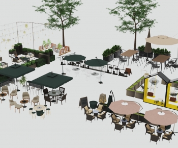 Modern Outdoor Tables And Chairs-ID:680136926