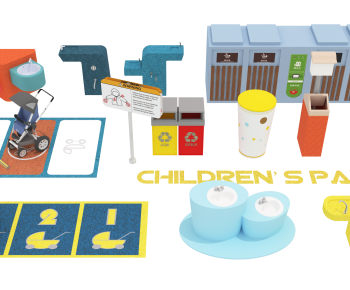 Modern Equipment For Children-ID:809325933