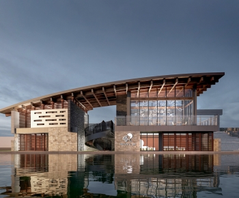 Modern Building Appearance-ID:788850829