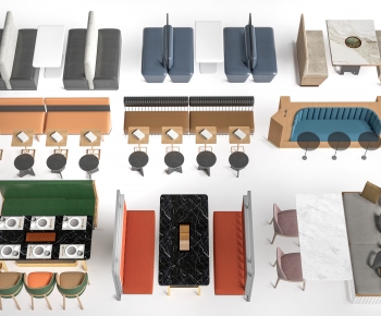 Modern Dining Table And Chairs-ID:882355939