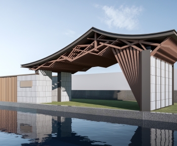 New Chinese Style Gate-ID:458782914