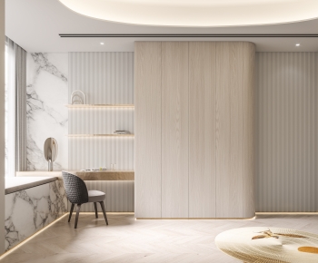 Modern Clothes Storage Area-ID:188324934