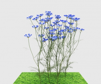 Modern Flowers And Grass-ID:368226058