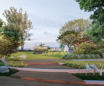 Modern Park Landscape-ID:478373052