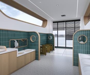 Modern Children's Restroom-ID:551192055