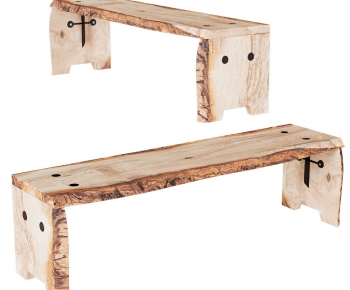 Wabi-sabi Style Bench-ID:527856115